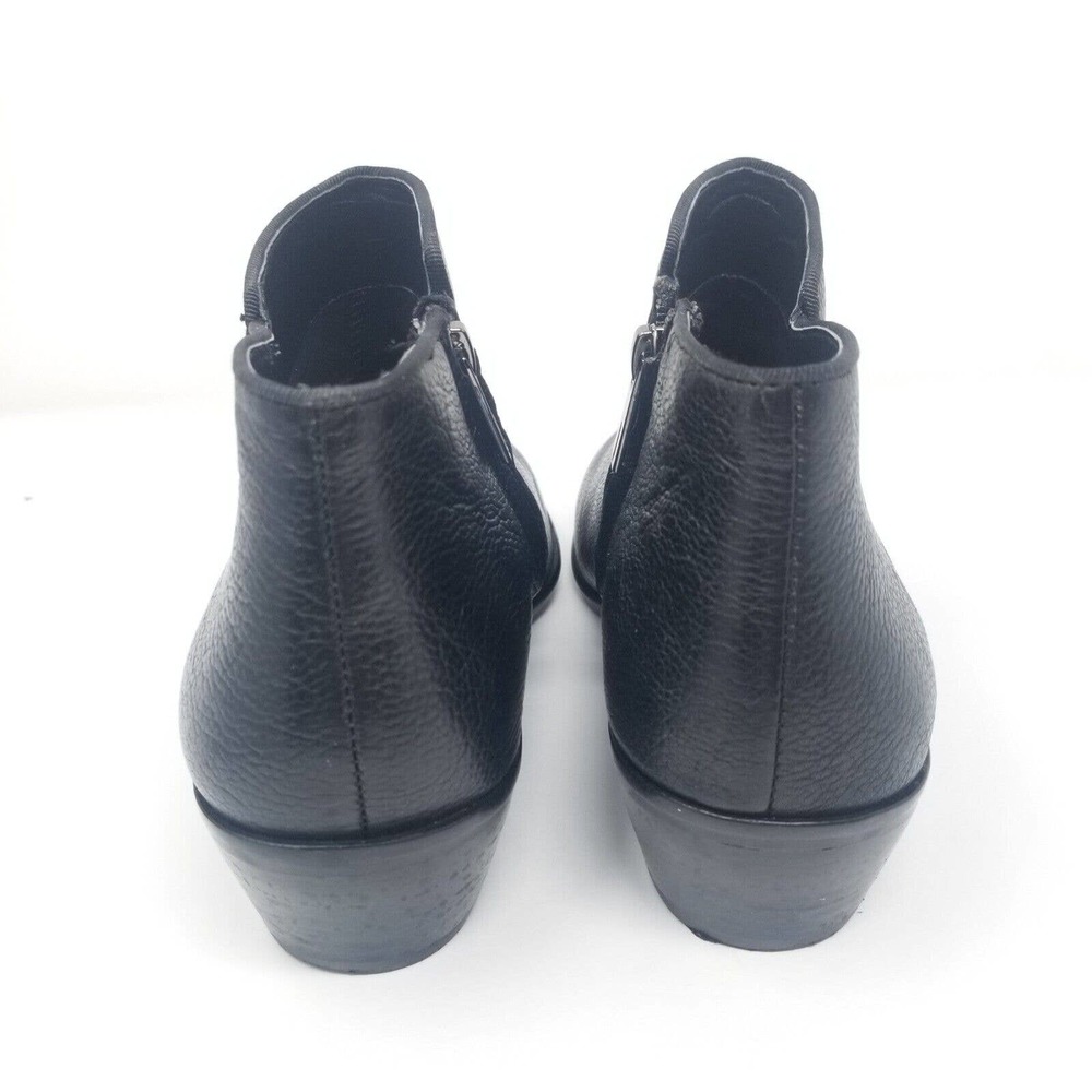 Sam Edelman Women's Black Betty Ankle Boots Booties Almond Toe Size 7.5W (Wide). - Picture 4 of 13